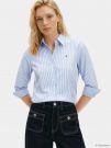 Camicia manica lunga Tommy Hilfiger - bianco azzurro
