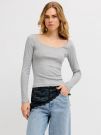 Maglia manica lunga Jjxx - light grey melange