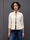 Maglia in felpa aperta Street One - beige