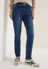 Jeans elasticizzati aderenti a vita a... - blu