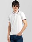 Polo manica corta Gas - white