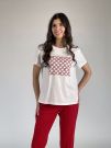 T-shirt manica corta Emme - rosso