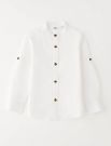 Camicia manica lunga lino I Do - bianco