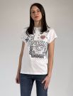 T-shirt manica corta Iblues - bianco blu