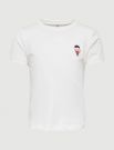 T-shirt manica corta Only - cloud dancer