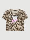 T-shirt manica corta Guess - leopardo