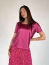 Camicia manica corta Pennypink - fuxia