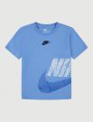 T-shirt manica corta sportiva Nike - azzurro