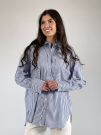 Camicia manica lunga Pennyblack - blu bianco