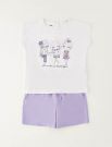 Completo maglia e pantalone corto I Do - white