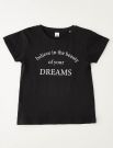 T-shirt manica corta I Do - nero