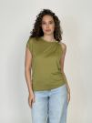 Top Kocca - verde sabbia
