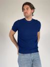 Maglia manica corta Blu Homme - royal