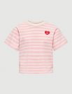 T-shirt manica corta Only - rose