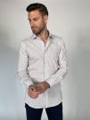 Camicia manica lunga Bottega Artigiana - bianco viola