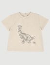 T-shirt manica corta Chicco - panna