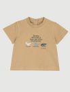 T-shirt manica corta Chicco - nocciola