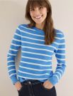 Pullover manica lunga Cecil - bianco azzurro