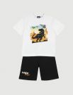 Completo maglia e pantalone corto Chicco - bianco