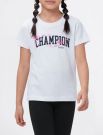 T-shirt manica corta sportiva Champion - bianco