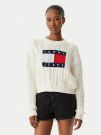 Pullover manica lunga Tommy Jeans - panna