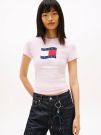T-shirt manica corta Tommy Jeans - pink