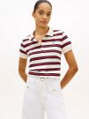 Polo manica corta Tommy Hilfiger - rosso beige