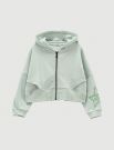 Felpa sportiva aperta Melby - menta