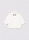 Camicia manica lunga Newborn - ecru