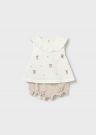 Completo 2 pezzi Newborn - grano