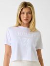 T-shirt manica corta sportiva Guess Sport - white