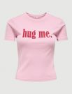 T-shirt manica corta Only - rose
