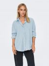 Camicia manica lunga giovane Only - azzurro