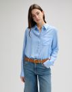 Camicia manica lunga Lee - azzurro
