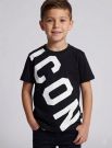 T-shirt manica corta Icon - nero