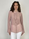 Camicia manica lunga giovane Artigli - cipria