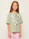 T-shirt manica corta Guess - militare
