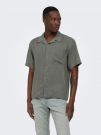 Camicia manica corta casual Only & Sons - verdone