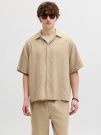 Camicia manica corta Jack & Jones - beige
