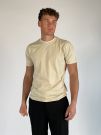 T-shirt manica corta Seinse - beige bianco