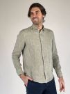 Camicia manica lunga lino Seinse - salvia
