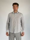 Camicia manica lunga Seinse - blu bianco
