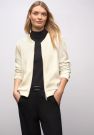 Maglia in felpa aperta Street One - beige