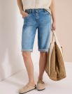 Jeans capri aderente. chiusura con zi... - light blue