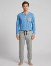 Pigiama lungo Lvb Man - blu polvere