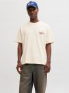 T-shirt manica corta Jack & Jones - antique white