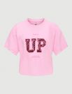 T-shirt manica corta Only - rosa