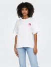 T-shirt manica corta Only - bright white