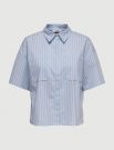 Camicia manica corta Jdy - blu bianco