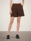 Pantalone corto Jdy - coffee